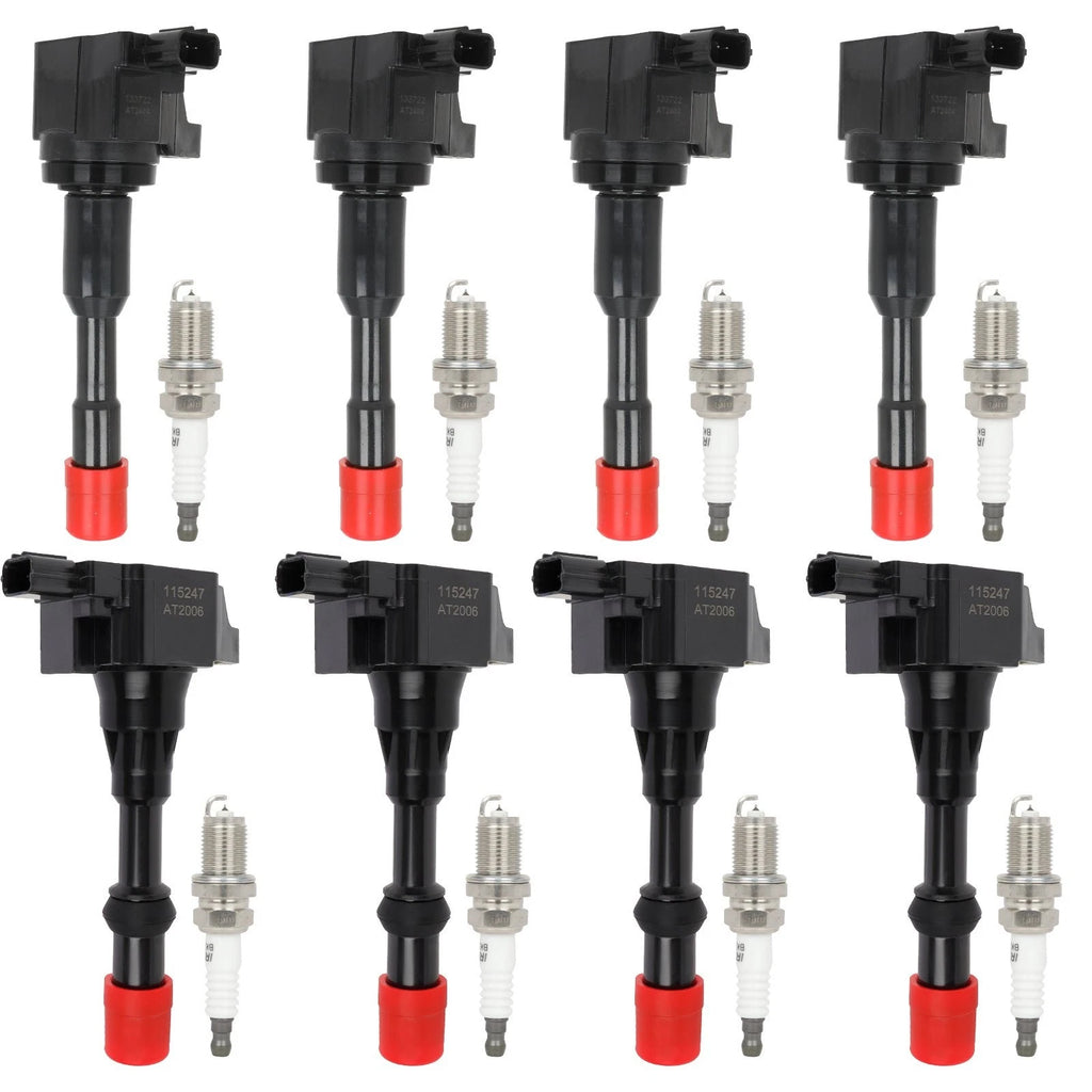 Set of 8 Ignition Coils & 8 Spark Plugs for Honda Civic L4 1.3L (2003–2005)