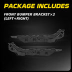 Set of 2 Front Bumper Support Brackets for Subaru Legacy Outback (2010–2014)