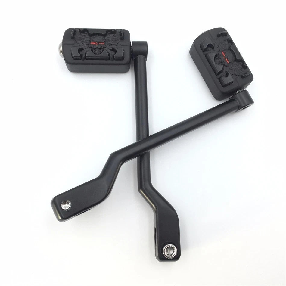 2PC Toe Shift Lever Gear Foot Lever for Harley FL Softail FLST FLT FLHT (1990–2023)