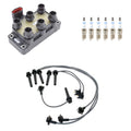 Set of 6 Denso Ignition Coil Wires & Bosch Platinum Spark Plugs for Cougar MPV (1999–2002)