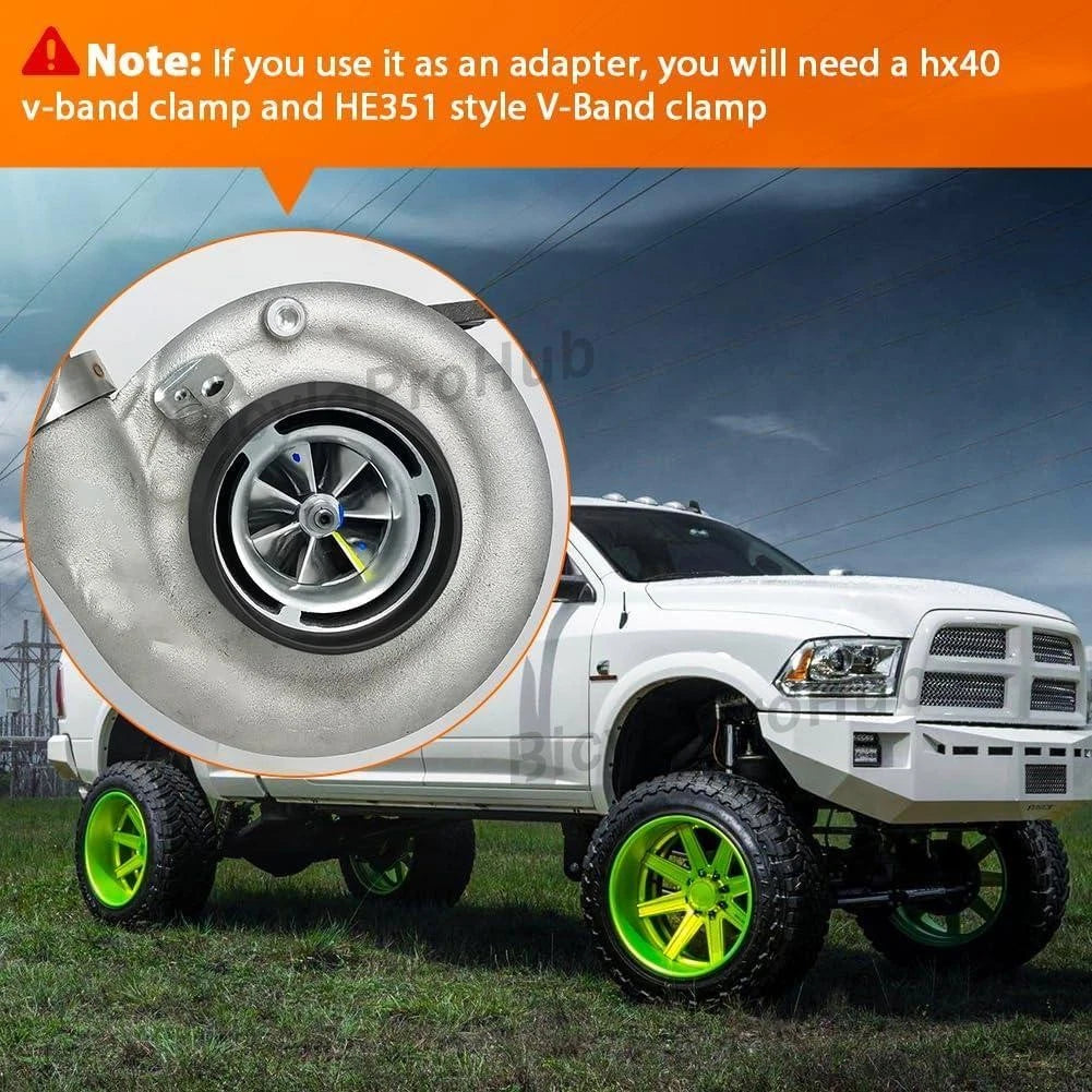 HE351 to HX40 Turbo Flange Adapter for Dodge Cummins (2004.5–Present)