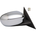 Replacement Chrome Passenger Side Power Door Mirror w/Heated Glass w/o Memory