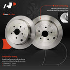 Rear Disc Brake Rotors & Ceramic Pads for Subaru Tribeca (2008–2014)