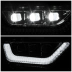 Chrome Clear LED Projector Fog Lights for F-150 (2021–2023)