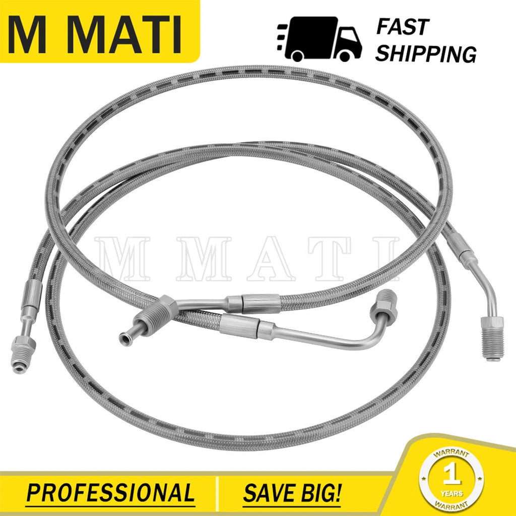 Rear Brake Hose Line Set for Polaris Ranger 500 (2006–2010) 1910493 1910494