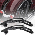 Pair Gloss Black Fender Support Kit for Harley Electra Road Glide (2014–2024)
