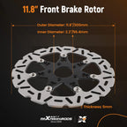 2X Floating Front Brake Rotor Disc for Harley-Davidson Touring (2008-2019)