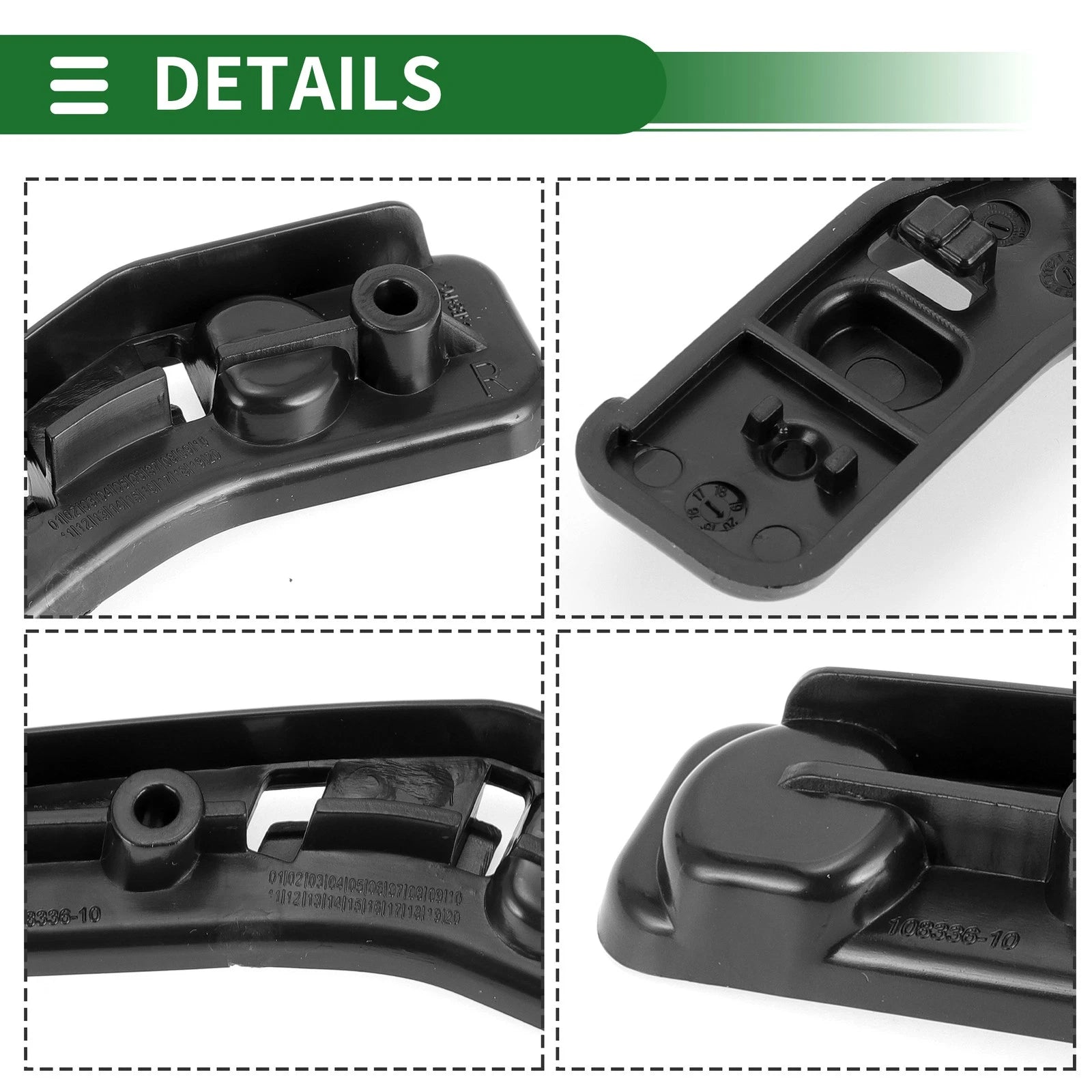 1pc Right Front Bumper Retainer Bracket No. 51117354768 for BMW X1 (2016–2022)