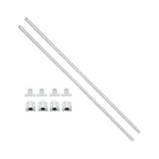 Set of 4 Linear Motion Rods with Bearings for Universal Applications