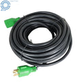 10 Ft Generator Extension Cord 3 Prong Power Cable 30 Amp Adapter Plug