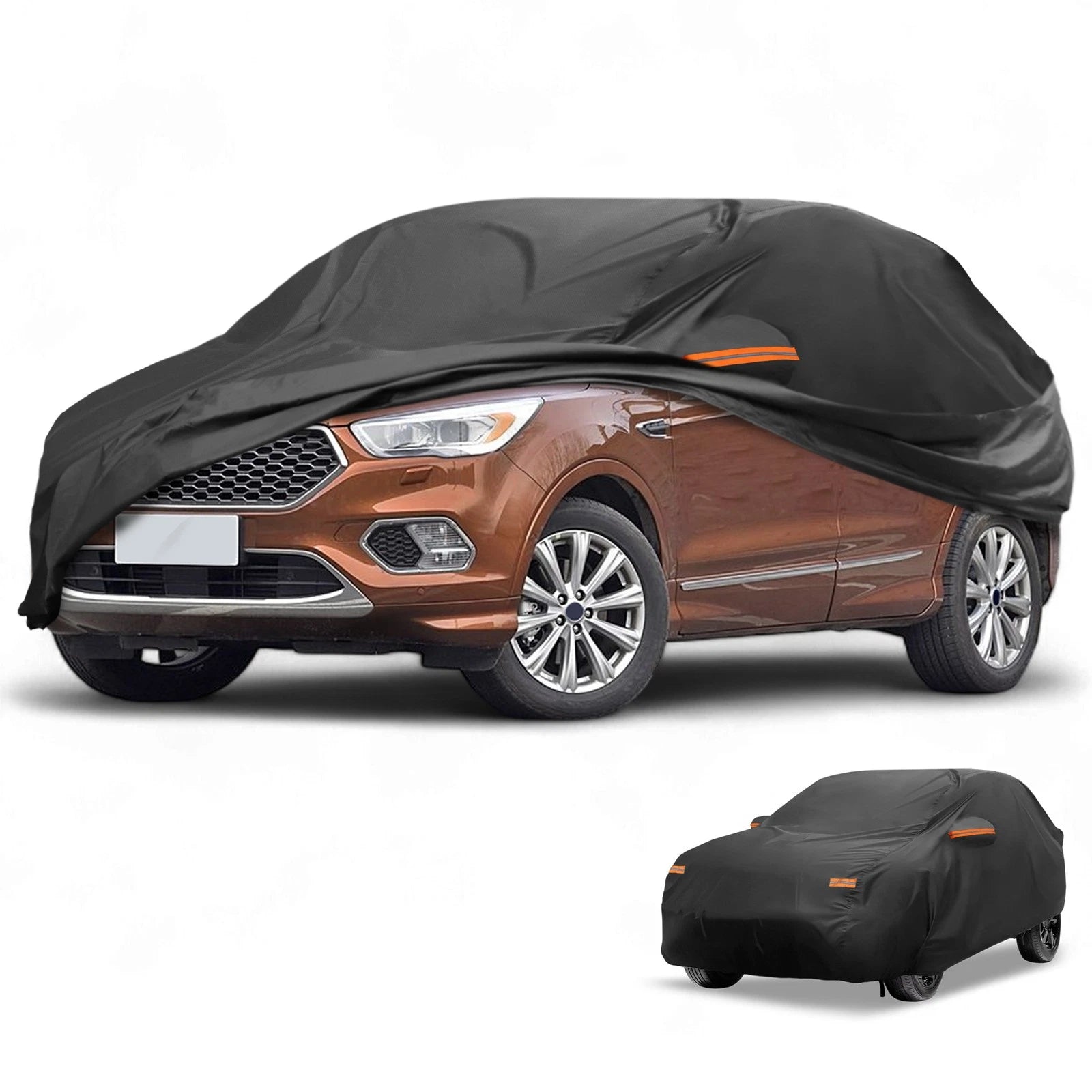 Waterproof Car Cover for Ford Kuga (2013–2024) Black 210D-PU
