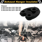 Muffler Exhaust Hanger for Mercedes-Benz 190D (1984–1989) 2014920116 Rubber