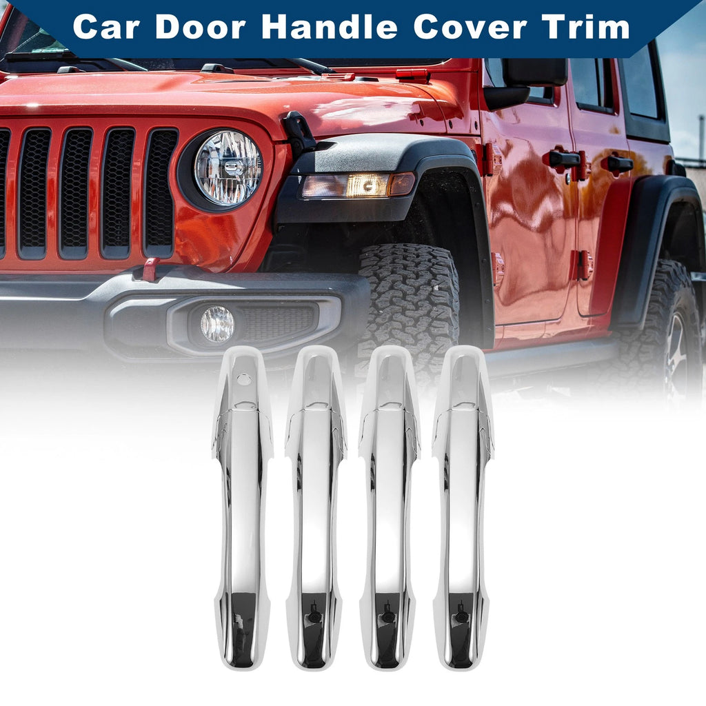 Car Door Handle Cover Trim for Honda Civic (2006–2011) Silver Tone