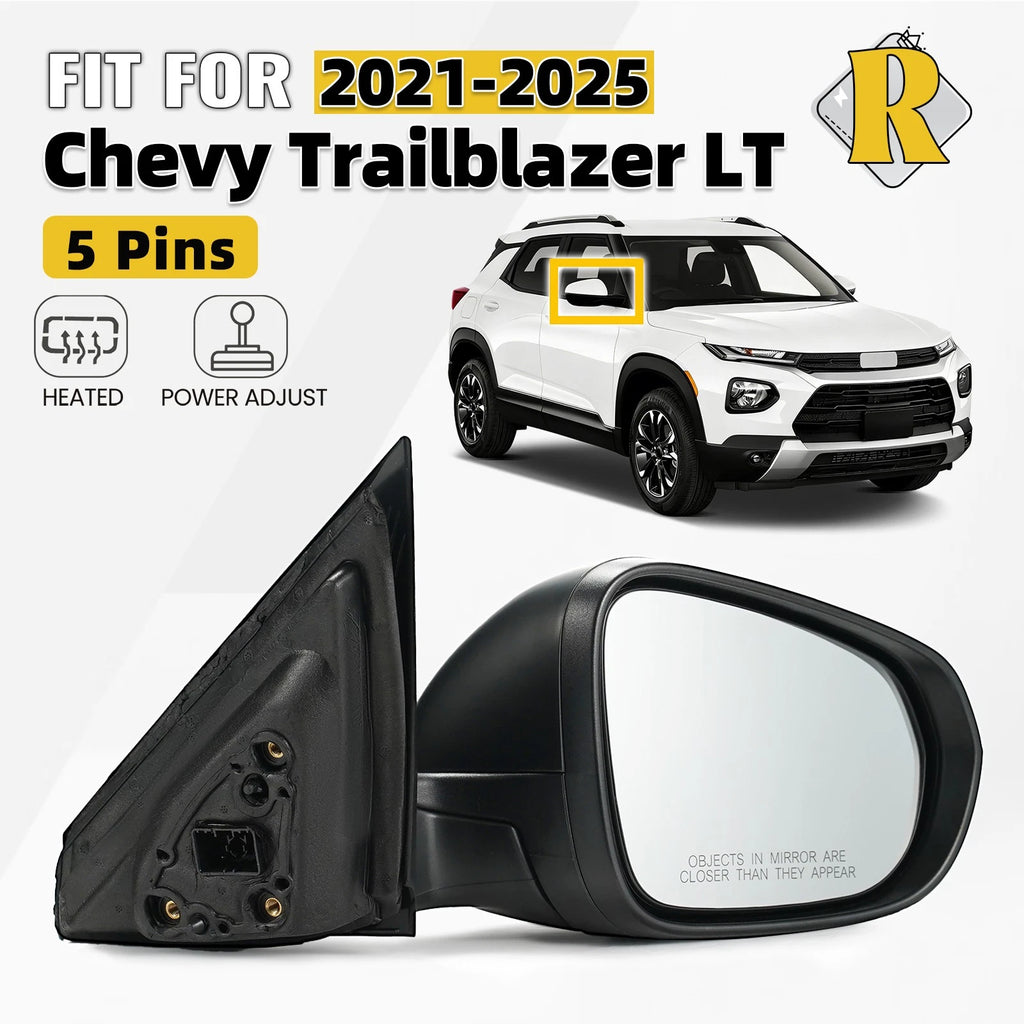 Heated Side Mirror for Chevy Trailblazer LT (2021–2025) 5Pins Right