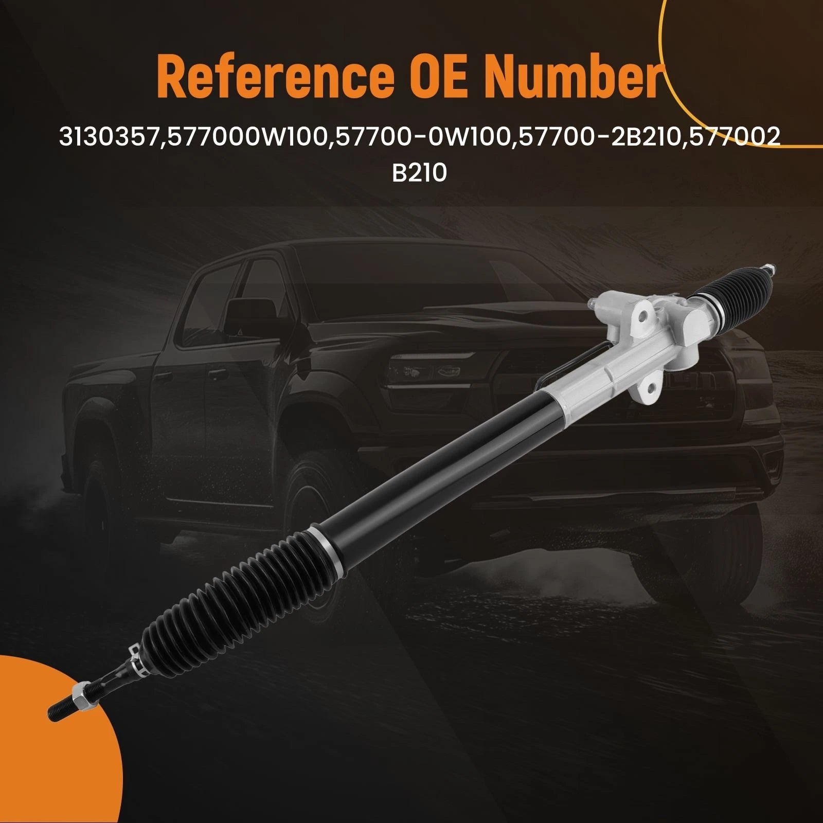 Power Steering Rack & Pinion Assembly for Hyundai Santa Fe, Kia Sorento (2010–2013)