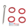 Lower Unit Seal Kit for Yamaha Outboard 30-60 HP (Prop Shaft Oil Seal)