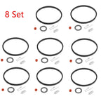 Set of 8 Carburetor Needle Seat Rebuild Kit for Tecumseh 631021 631021A 621021B