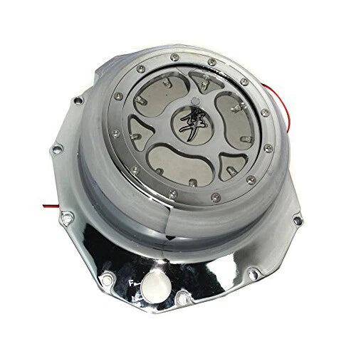 White LED Engine Clutch Cover for Suzuki GSX1300R Hayabusa (2008–2020)