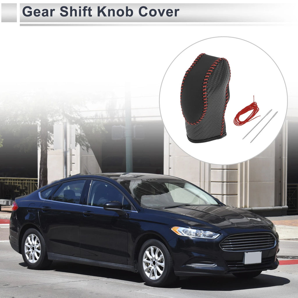 Carbon Fiber Gear Shift Knob Cover for Car 