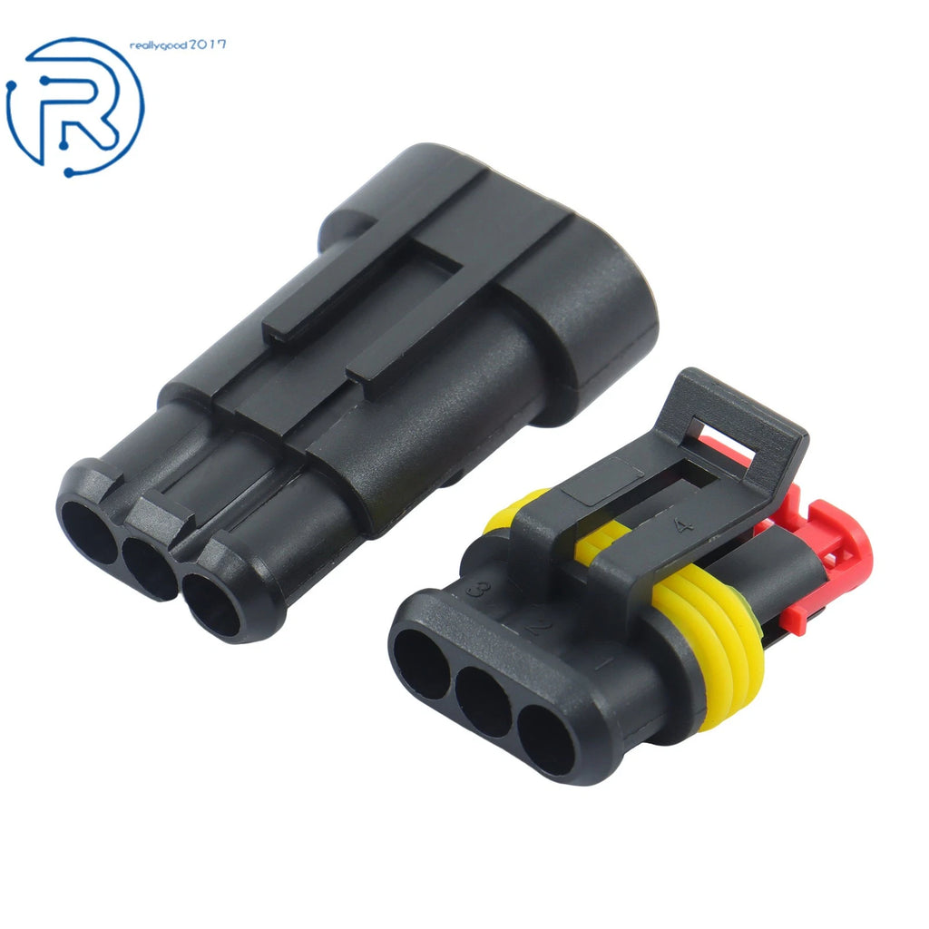 Set of 352 Waterproof 12V Electrical Terminal Wire Connectors for Various Models