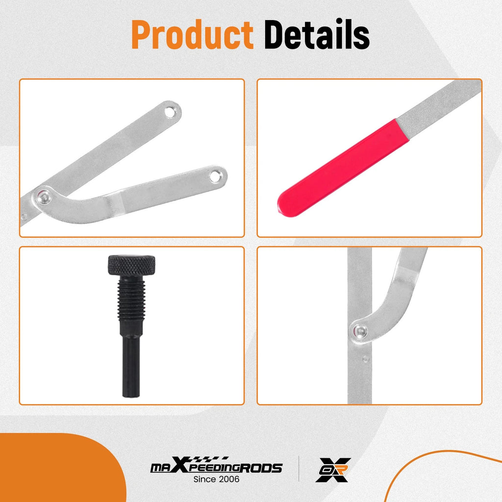 Adjustable Camshaft Wrench Tool for Universal Use (1.5"-8.7")