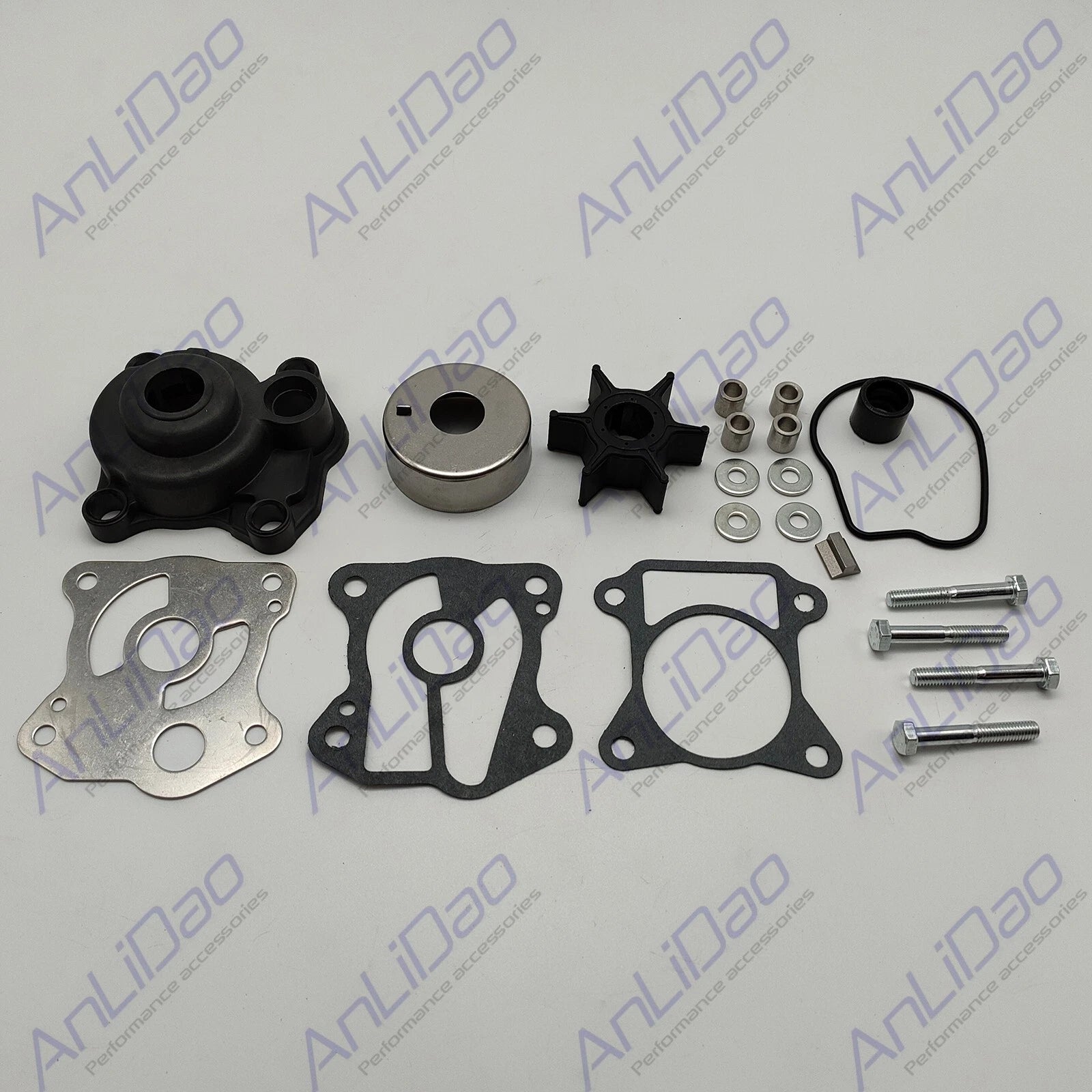 Water Pump Impeller Repair Kit for Honda Outboards 35-50HP (06193-ZV5-010)