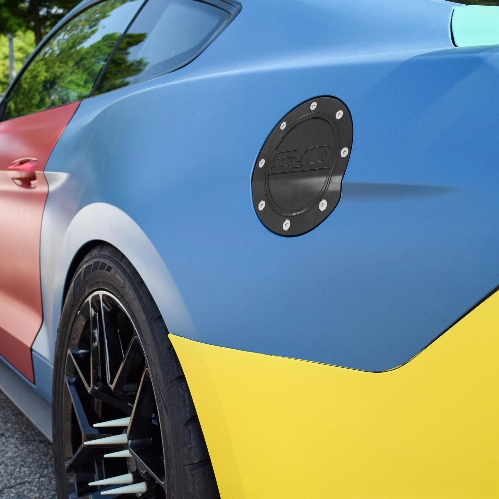 Gas Filler Cap for Ford Mustang (2015–2019) - Black