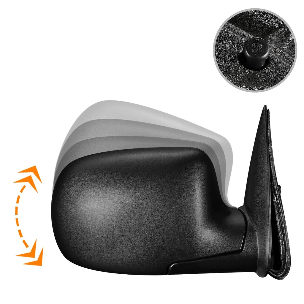 OE Style Manual Rear View Side Mirror for Chevy Silverado/GMC Sierra (1999–2007)