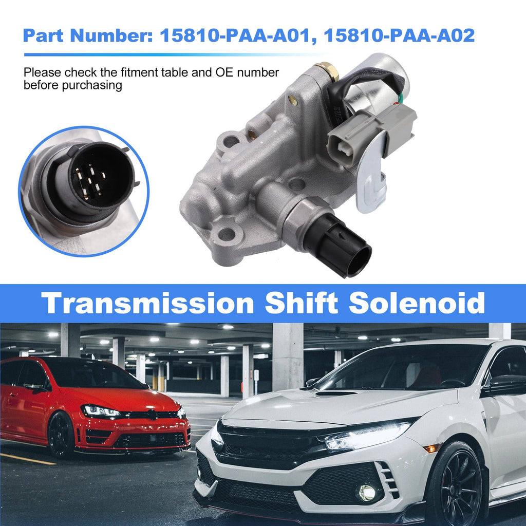 Transmission Shift Solenoid 15810-PAA-A01 for Honda Accord (1998–2002)
