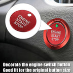 Engine Start Stop Button Cover Kit for Ford F-150 (2016–2021) Red