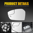Mirror Glass for Ford Escape (2017–2019) Left Driver Side GJ5Z17K707G FO1324172 PY