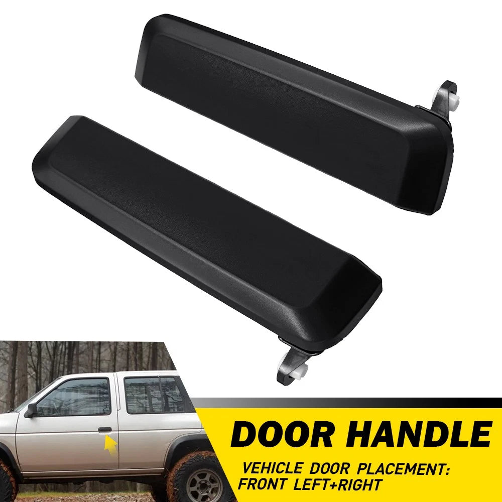 Front Exterior Door Handle Set LH+RH for Nissan D21 Pickup Pathfinder (1986–1997)