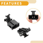 2 Pin Car Tweeter Connector Plug for Audi (No. 3B0972702/3B0972712)