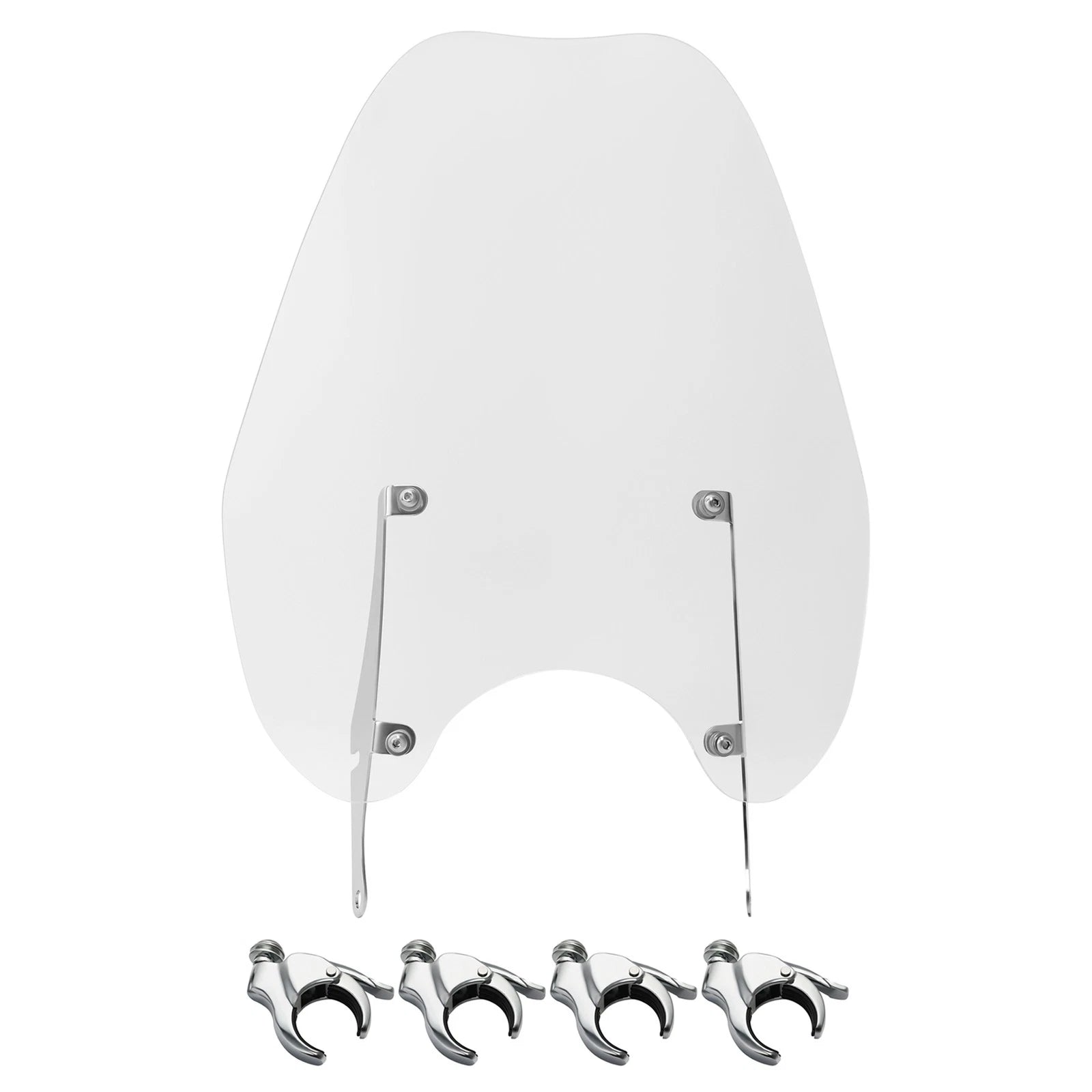 Windshield Bracket 49mm Clamps for Harley Street Bob (2018–2025), Low Rider (2014–2020)