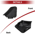 Tow Hook Cover Cap for Toyota Highlander (2014–2019) No. 521280E070 Black