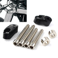 Black Short Front Turn Signal Mounts 39mm 49mm for Harley Sportster FXR