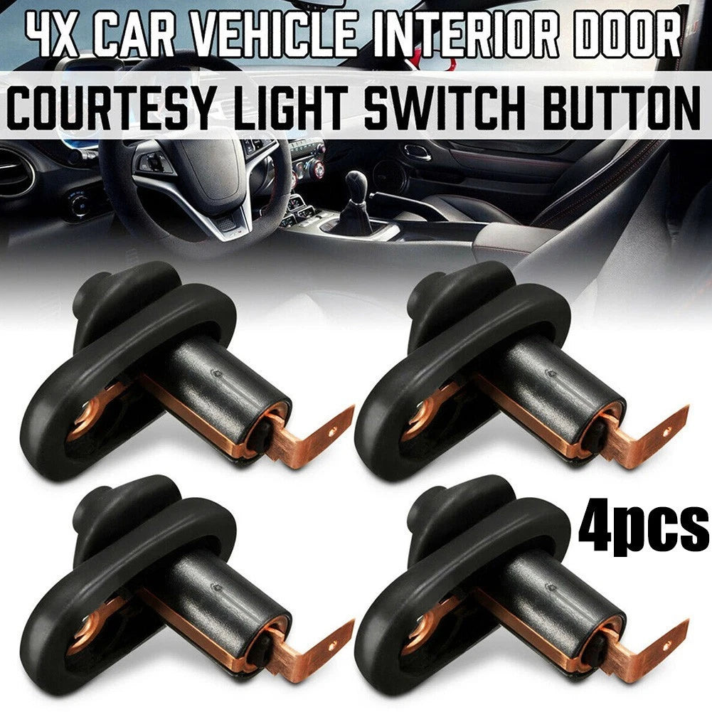 Set of 4 Door Light Switch for Most Car Models