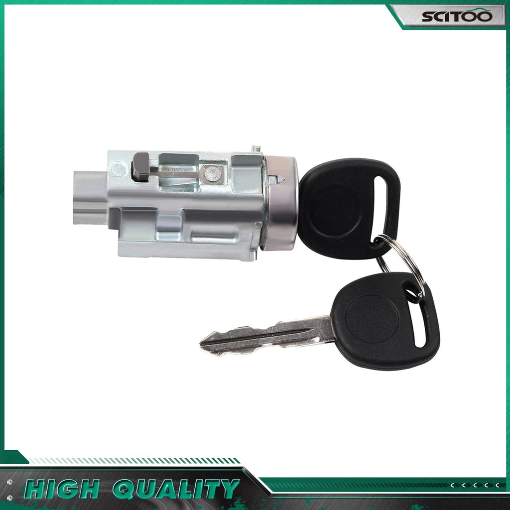 Ignition Lock Cylinder w/ Keys for Chevy Malibu (1997–2003) & Impala (2000–2005)