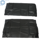 Set of 2 Front Seat Covers for Club Car Precedent (2004-Present) - Black