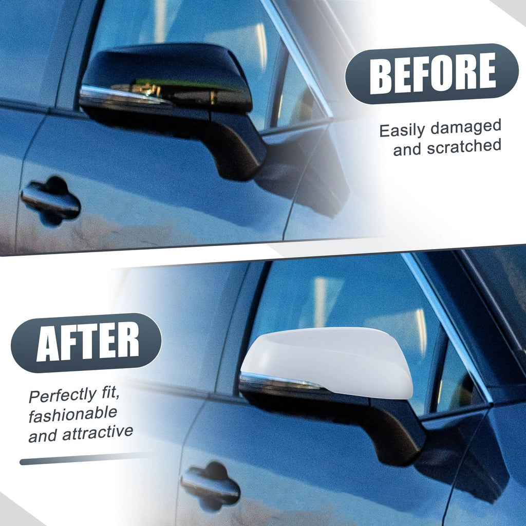 Right Side Mirror Cover Cap for Toyota RAV4 (2019–2023) - White