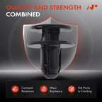 20Pcs 8mm Nylon Bumper Retainer Clips for Jeep MK Dodge Ram