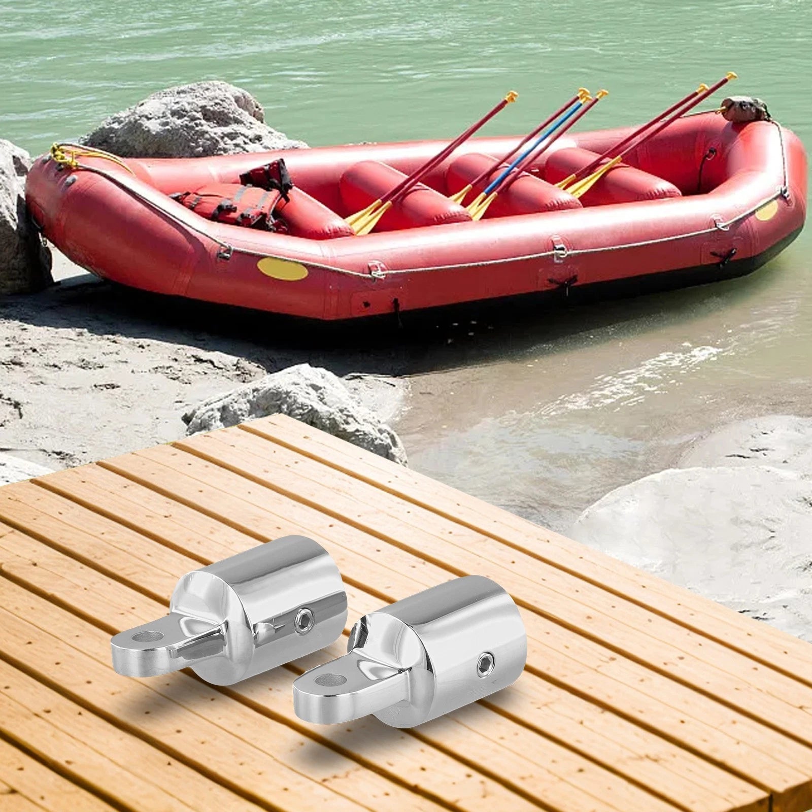 Canopy Cap Fittings for Boat Yacht 316 Stainless Steel 20mm 22mm 25mm