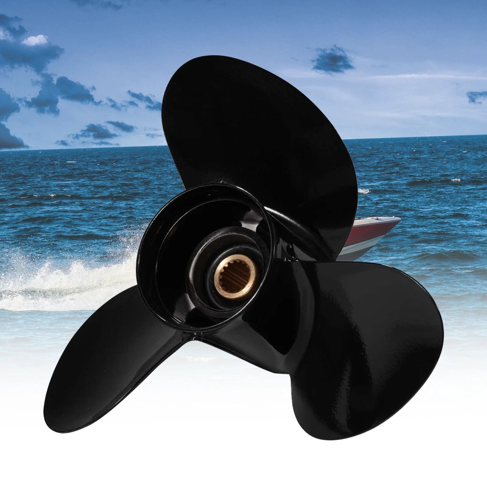 13X19 Boat Propeller for Suzuki DF50/60/70/90/100/115/140HP (15T, RH)