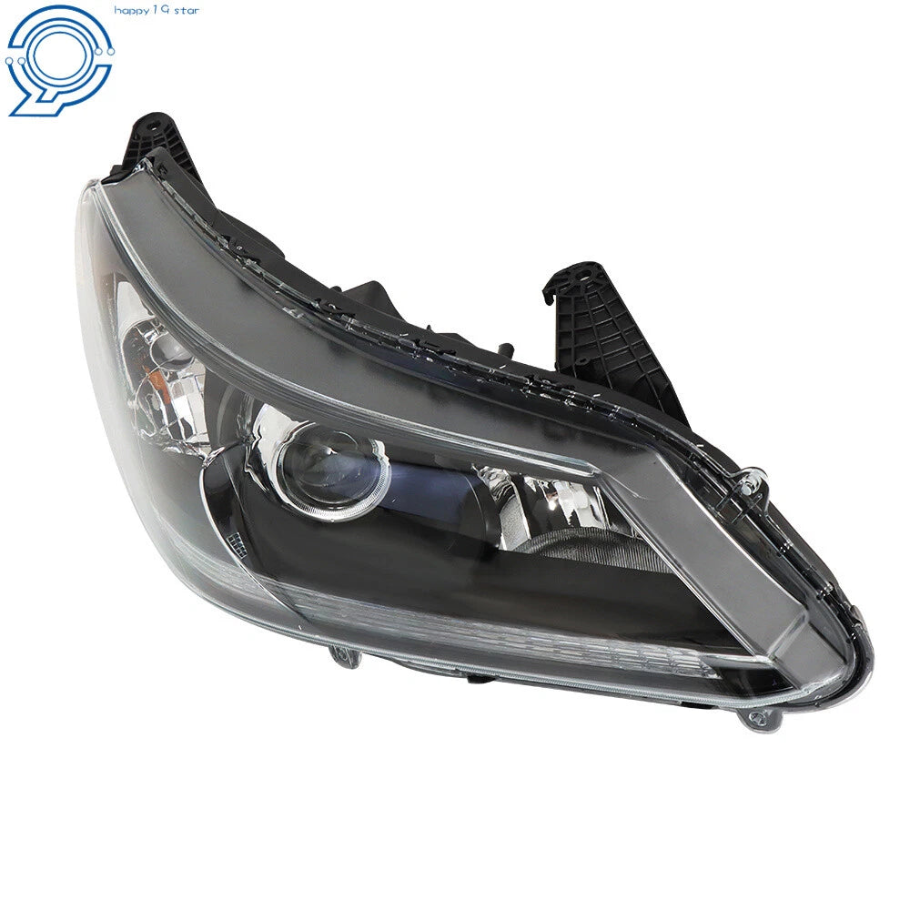 Headlight for Honda Accord Sedan (2013–2015) Black Right W/O DRL