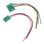 2 x Resistor Blower Regulator Wiring Harness Connector for Citroen, Nissan, Renault