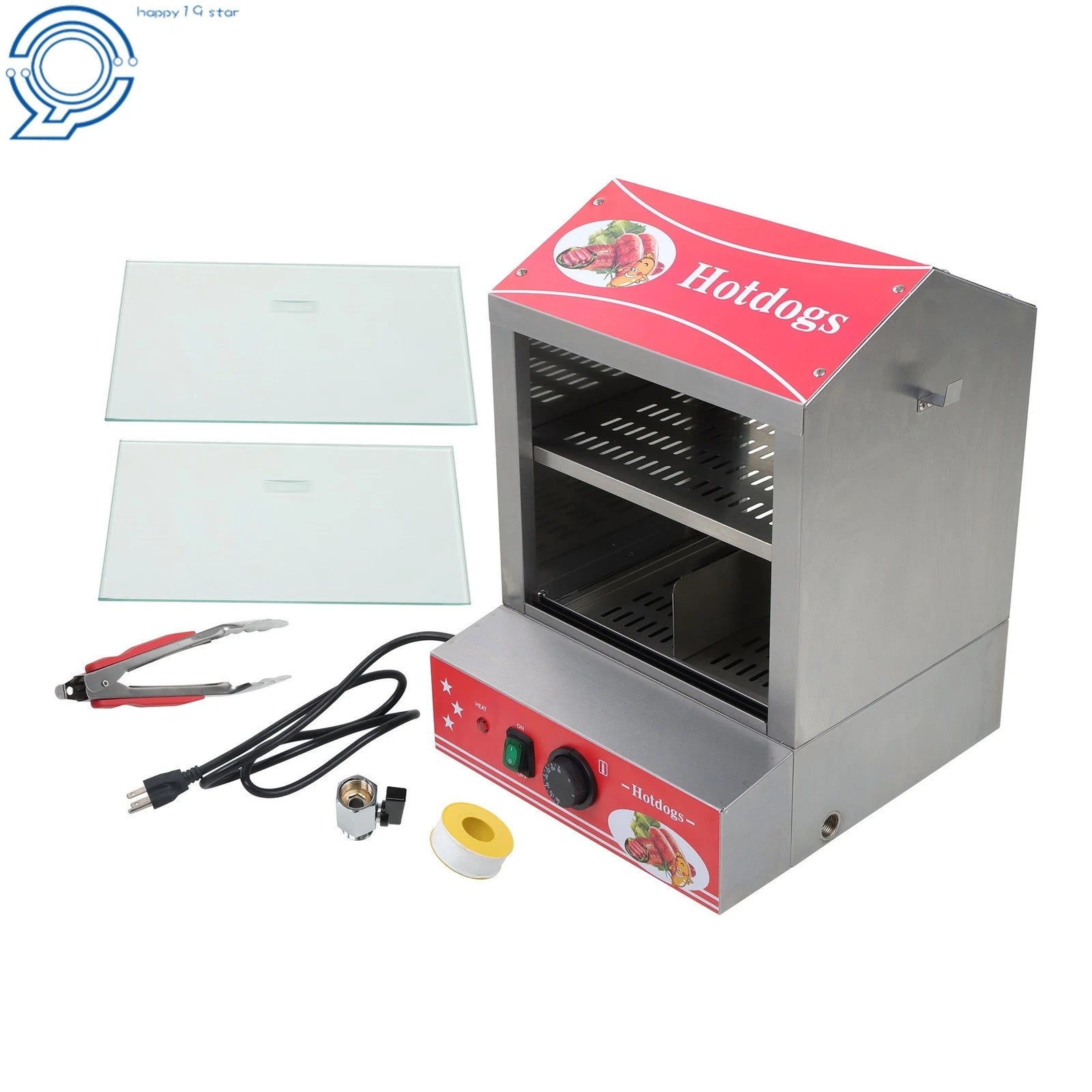 Hot Dog Steamer for Commercial Use (27L)