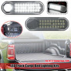 White Trunk Cargo Bed/Tail/Kit Luggage Lights for Dodge Ram 1500 (2019–2022)