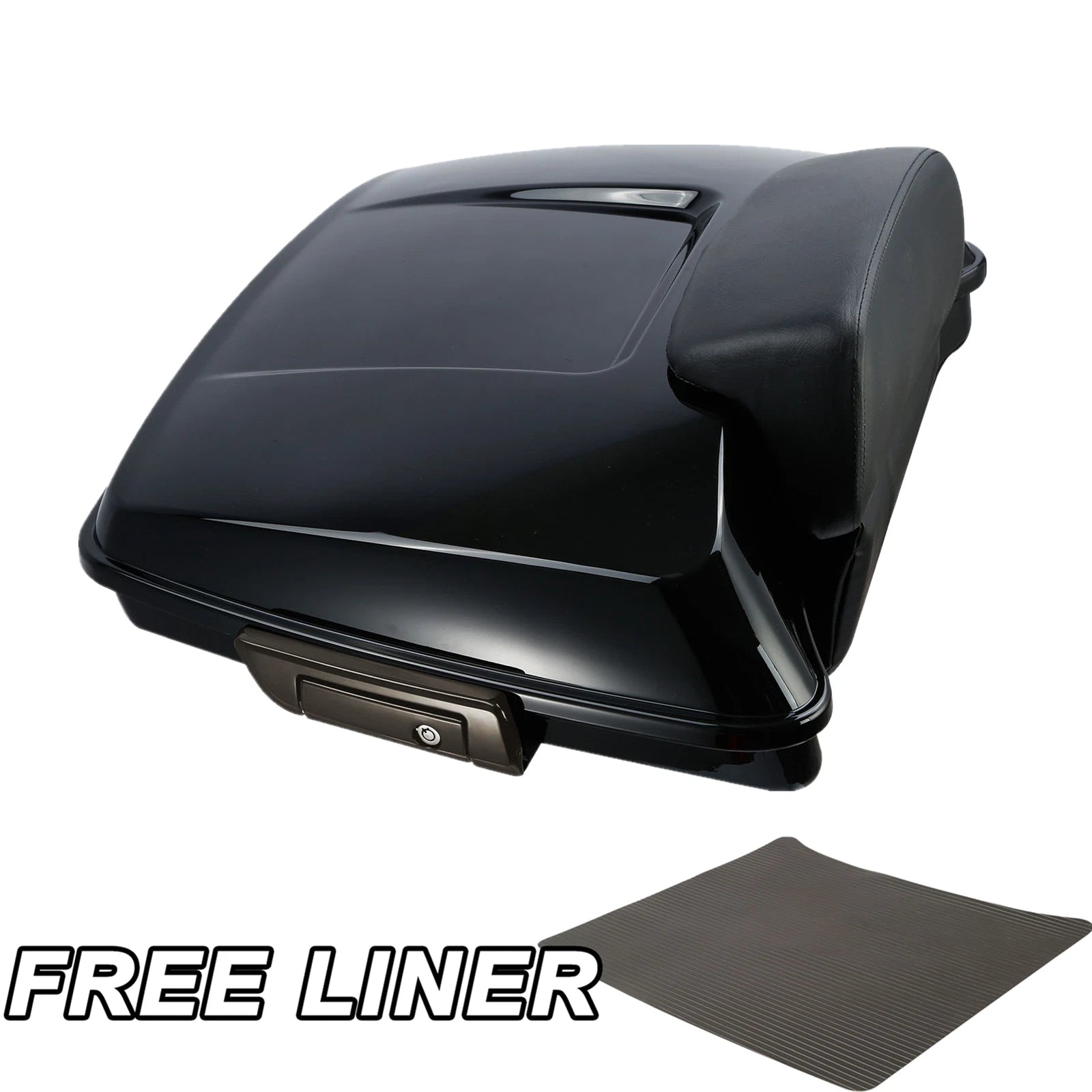 5.5'' Razor Trunk with Backrest Pad for Harley Touring Street Road Glide (2014–2026)