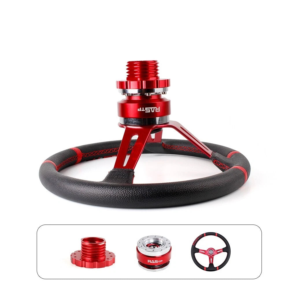 Steering Wheel and Quick Release for Thrustmaster TXT300 T500TS