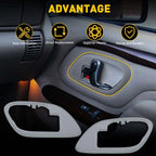 Set of 2 Interior Door Handle Trim Bezels for GM Truck